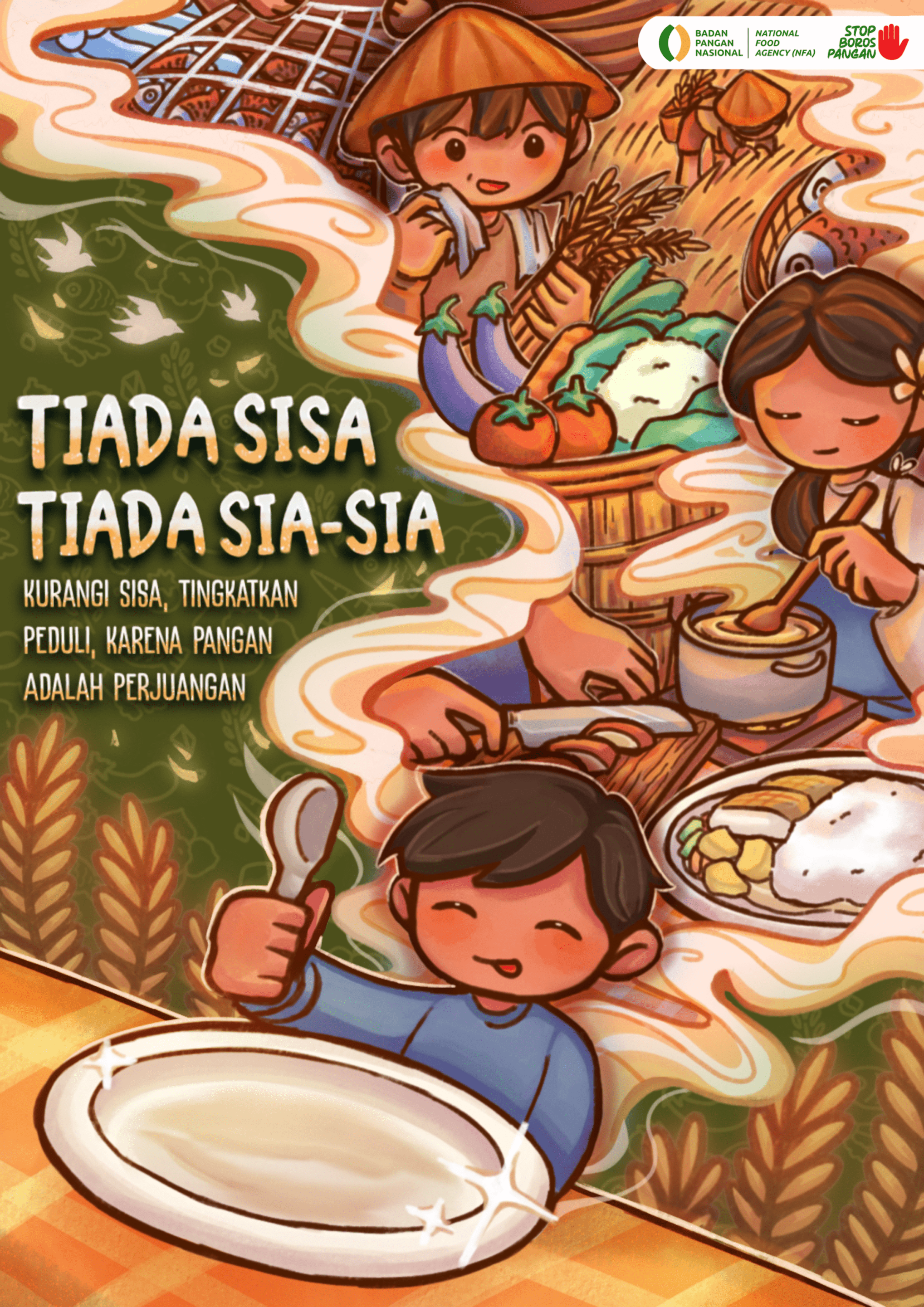 Juara Favorit Lomba Poster Stop Boros Pangan. Demi Kita, Demi Bumi dalam Rangka Memperingati The International Day of Awareness of Food Loss and Waste (IDAFLW) 2025